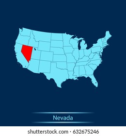 map of Nevada