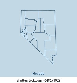 map of Nevada