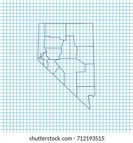 map of Nevada