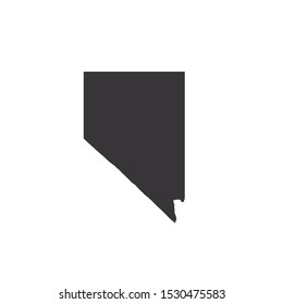 map of Nevada. Vector illustration