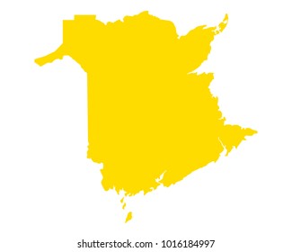 Map of New Brunswick