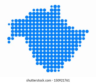Map of New Brunswick