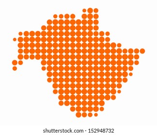 Map of New Brunswick