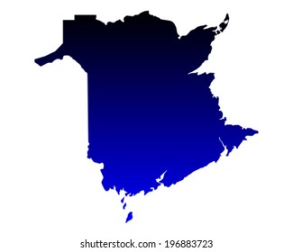 Map of New Brunswick