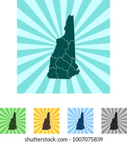 map of New Hampshire