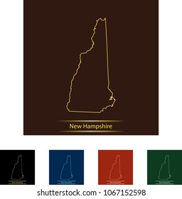 map of New Hampshire