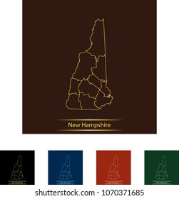 map of New Hampshire