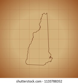 map of New Hampshire