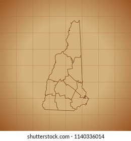 map of New Hampshire