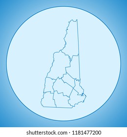 map of New Hampshire