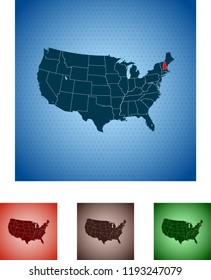 map of New Hampshire
