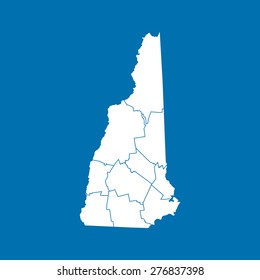 map of New Hampshire