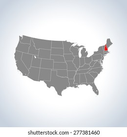 map of New Hampshire