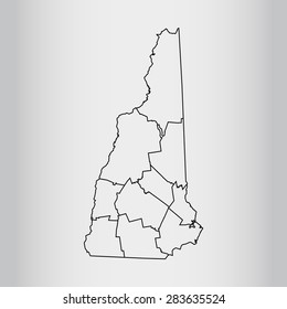 map of New Hampshire