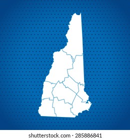 map of New Hampshire
