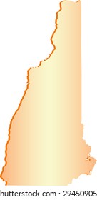map of New Hampshire