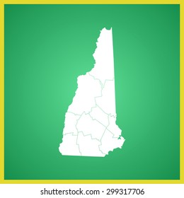 map of New Hampshire
