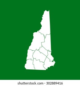 map of New Hampshire