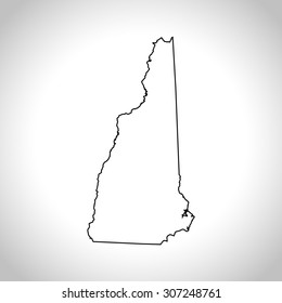 map of New Hampshire