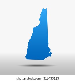 map of New Hampshire