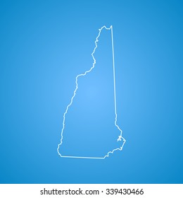 map of New Hampshire