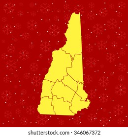 map of New Hampshire