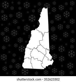 map of New Hampshire