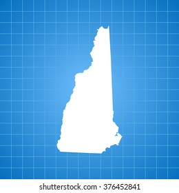 map of New Hampshire