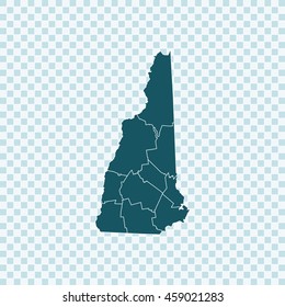 map of New Hampshire