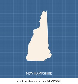 map of New Hampshire