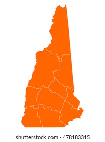 Map of New Hampshire