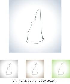 map of New Hampshire