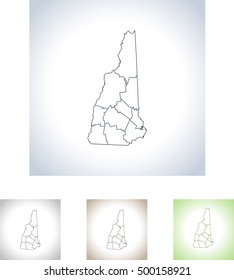 map of New Hampshire