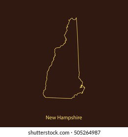map of New Hampshire