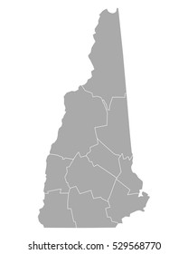 Map of New Hampshire