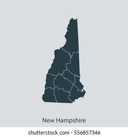 map of New Hampshire