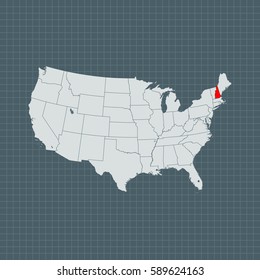 map of New Hampshire
