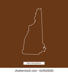 map of New Hampshire