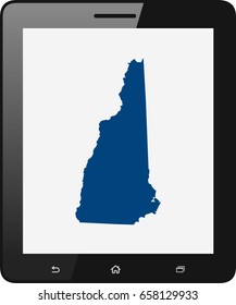 map of New Hampshire