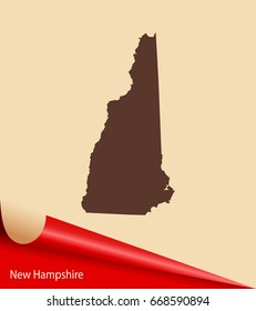 map of New Hampshire