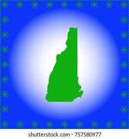 map of  New Hampshire 