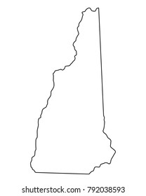 Map of New Hampshire