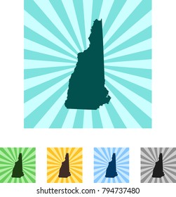 map of New Hampshire