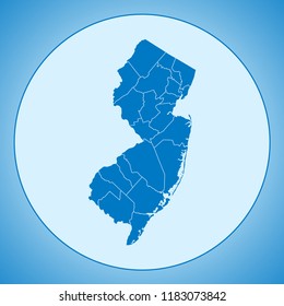 map of New Jersey