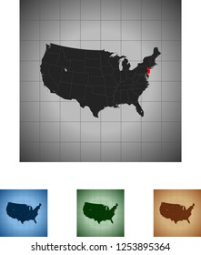 map of New Jersey