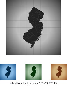 map of New Jersey