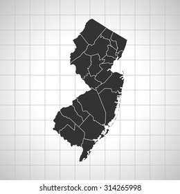 map of New Jersey