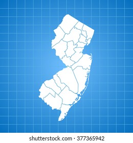 map of New Jersey