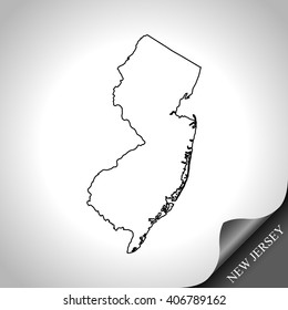 map of New Jersey