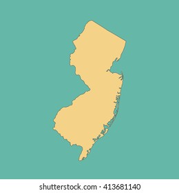 map of New Jersey